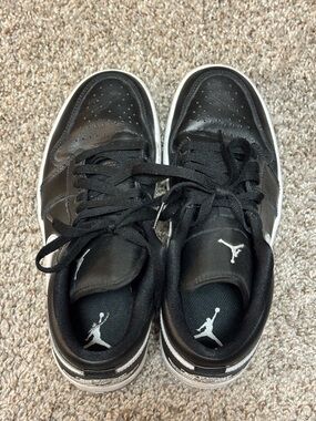 Nike Black and White Low-Top Jumpman Sneakers - Women’s